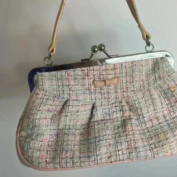 VINTAGE APT 9 TWEED SMALL BAG - Picture 8 of 13
